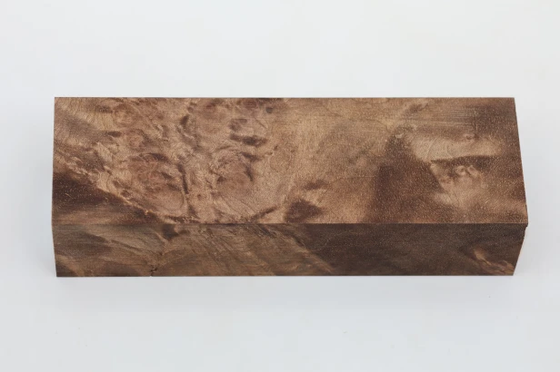 Orzech Kaukaski czeczot Caucasian Walnut Burl stabilizowane drewno na rękojeść noża stabilized wood for knife