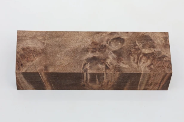 Orzech Kaukaski czeczot Caucasian Walnut Burl stabilizowane drewno na rękojeść noża stabilized wood for knife