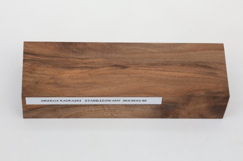 Orzech Kaukaski Caucasian Walnut stabilizowane drewno na rękojeść noża stabilized wood for knife