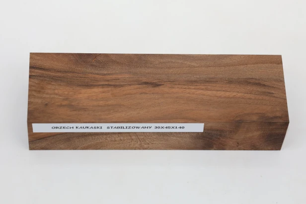 Orzech Kaukaski Caucasian Walnut stabilizowane drewno na rękojeść noża stabilized wood for knife