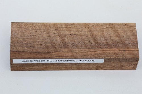 Orzech włoski fala Flame Walnut Wood stabilizowane drewno na biżuterię stabilized wood for jewelry