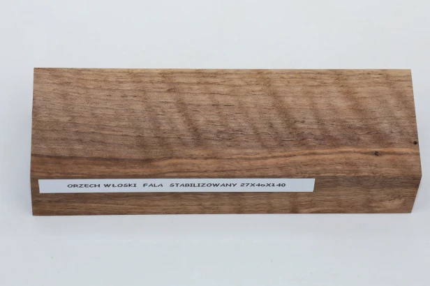 Orzech włoski fala Flame Walnut Wood stabilizowane drewno na biżuterię stabilized wood for jewelry