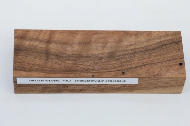 Orzech włoski fala Flame Walnut Wood stabilizowane drewno na biżuterię stabilized wood for jewelry