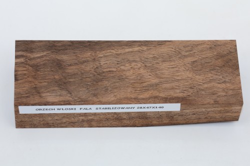 Orzech włoski fala Flame Walnut Wood stabilizowane drewno na biżuterię stabilized wood for jewelry
