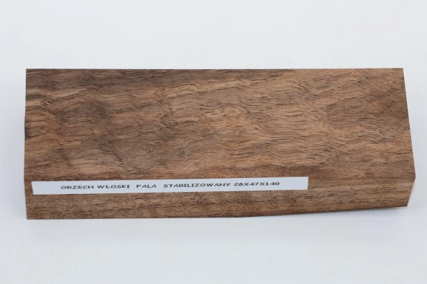 Orzech włoski fala Flame Walnut Wood stabilizowane drewno na biżuterię stabilized wood for jewelry