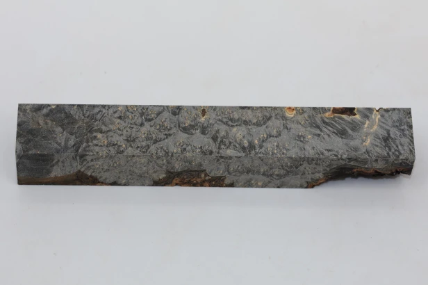 Klon jesionolistny czeczot grafit Ash-leaf Maple Burl Graphite stabilizowane drewno na biżuterię stabilized wood for jewelry