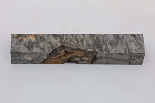 Klon jesionolistny czeczot grafit Ash-leaf Maple Burl Graphite stabilizowane drewno na biżuterię stabilized wood for jewelry