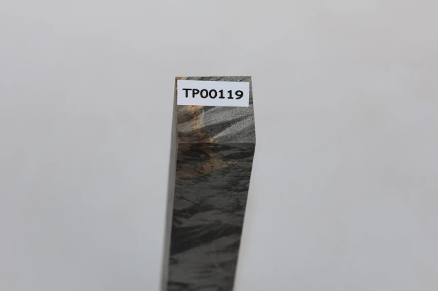 Klon jesionolistny czeczot grafit Ash-leaf Maple Burl Graphite stabilizowane drewno na długopis stabilized wood for pen blank