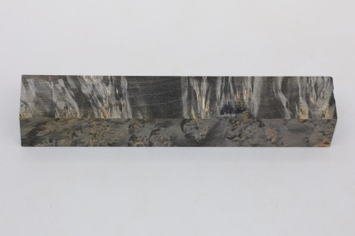 Klon jesionolistny czeczot grafit Ash-leaf Maple Burl Graphite stabilizowane drewno na długopis stabilized wood for pen blank