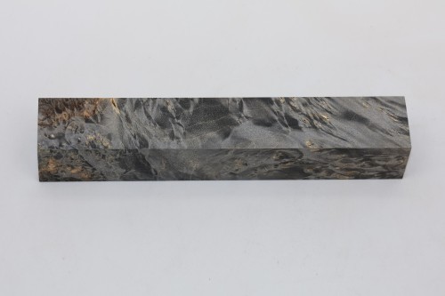 Klon jesionolistny czeczot grafit Ash-leaf Maple Burl Graphite stabilizowane drewno na długopis stabilized wood for pen blank