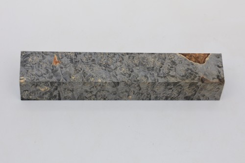 Klon jesionolistny czeczot grafit Ash-leaf Maple Burl Graphite stabilizowane drewno na długopis stabilized wood for pen blank