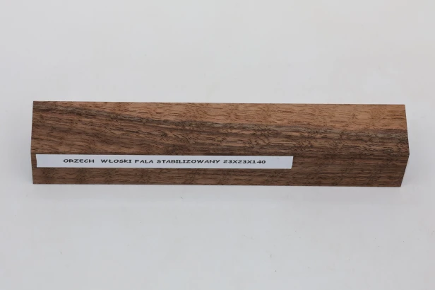 Orzech włoski fala Walnut Flame stabilizowane drewno na długopis stabilized wood for pen blank