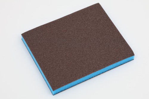 Gąbka ścierna szlifierska dwustronna PADY POLERSKIE 98x125x13 mm Blue Power P80