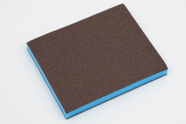 Gąbka ścierna szlifierska dwustronna PADY POLERSKIE 98x125x13 mm Blue Power P80