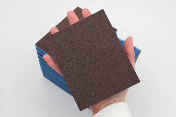 Gąbka ścierna szlifierska dwustronna PADY POLERSKIE 98x125x13 mm Blue Power P120