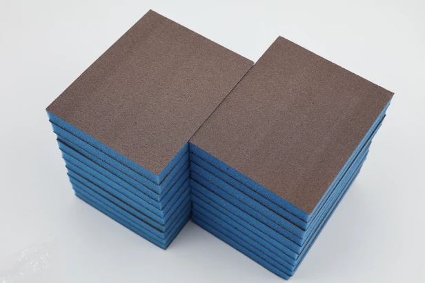 Gąbka ścierna szlifierska dwustronna PADY POLERSKIE 98x125x13 mm Blue Power P180