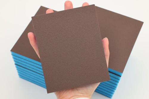 Gąbka ścierna szlifierska dwustronna PADY POLERSKIE 98x125x13 mm Blue Power P220