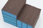 Gąbka ścierna kostka szlifierska czterostronny BLOK POLERSKI 69x98x26 mm Blue Power P80