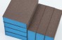 Gąbka ścierna kostka szlifierska czterostronny BLOK POLERSKI 69x98x26 mm Blue Power P120