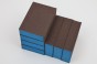 Gąbka ścierna kostka szlifierska czterostronny BLOK POLERSKI 69x98x26 mm Blue Power P120