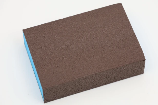Gąbka ścierna kostka szlifierska czterostronny BLOK POLERSKI 69x98x26 mm Blue Power P220