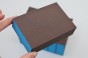 Gąbka ścierna kostka szlifierska czterostronny BLOK POLERSKI 69x98x26 mm Blue Power P220