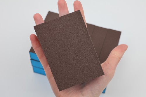 Gąbka ścierna kostka szlifierska czterostronny BLOK POLERSKI 69x98x26 mm Blue Power P220