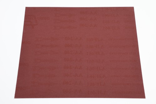Płótno ścierne w arkuszach formatka prostokątna do polerowania drewna PST HAND PAD 240x280 mm P240