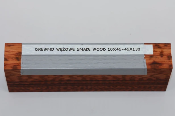 Drewno wężowe Snakewood na rękojeść noża okładki drewniane wood for knife