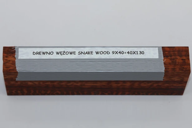 Drewno wężowe Snakewood na rękojeść noża okładki drewniane wood for knife