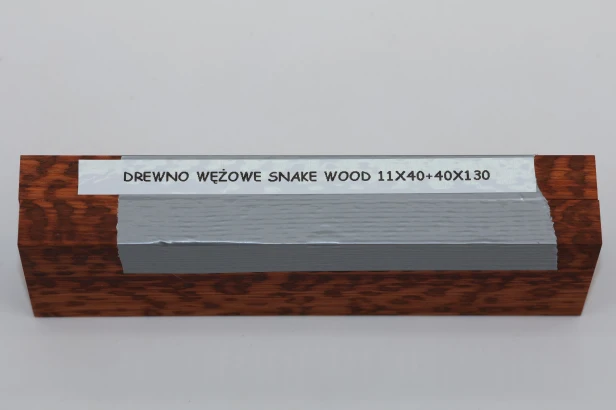Drewno wężowe Snakewood na rękojeść noża okładki drewniane wood for knife