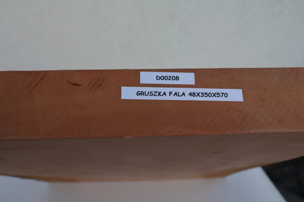 Gruszka fala Pearwood Pear Flame deska drewniana wooden board