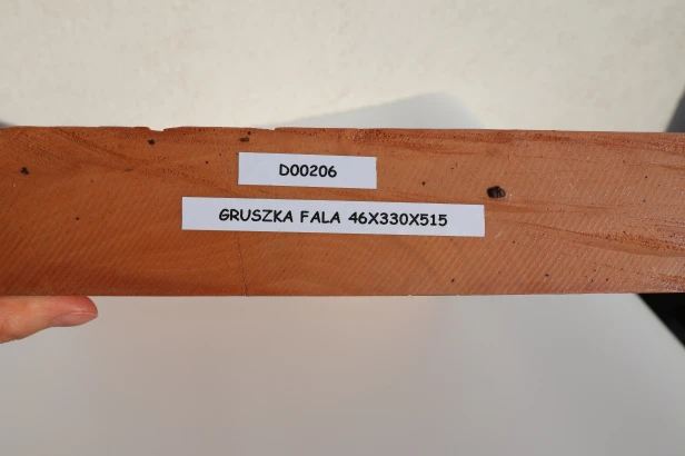 Gruszka fala Pearwood Pear Flame deska drewniana wooden board