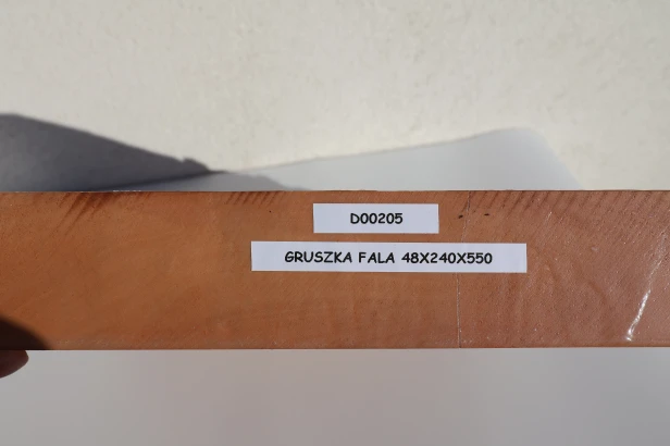 Gruszka fala Pearwood Pear Flame deska drewniana wooden board