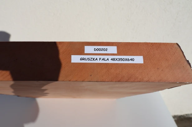 Gruszka fala Pearwood Pear Flame deska drewniana wooden board