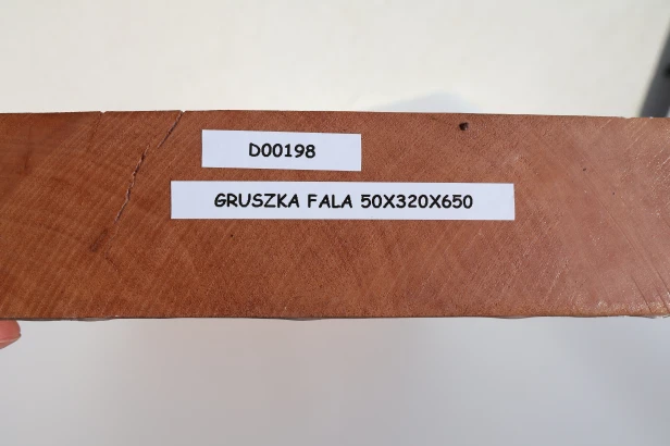 Gruszka fala Pearwood Pear Flame deska drewniana wooden board