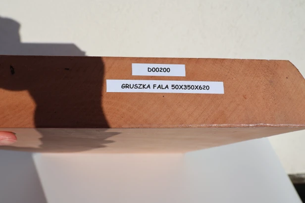 Gruszka fala Pearwood Pear Flame deska drewniana wooden board