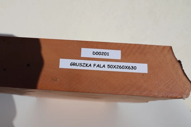 Gruszka fala Pearwood Pear Flame deska drewniana wooden board