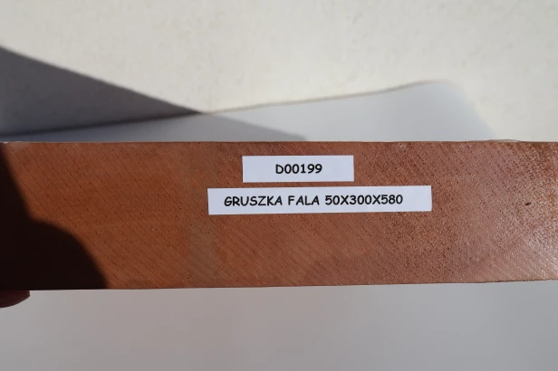 Gruszka fala Pearwood Pear Flame deska drewniana wooden board