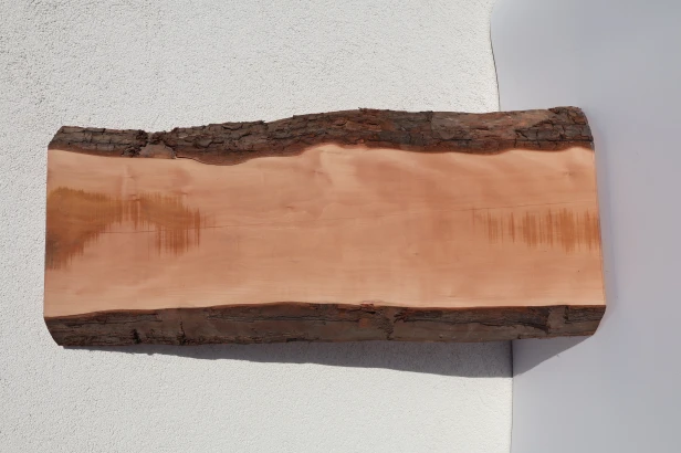 Gruszka fala Pearwood Pear Flame deska drewniana wooden board