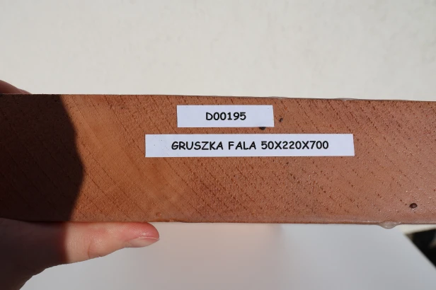 Gruszka fala Pearwood Pear Flame deska drewniana wooden board