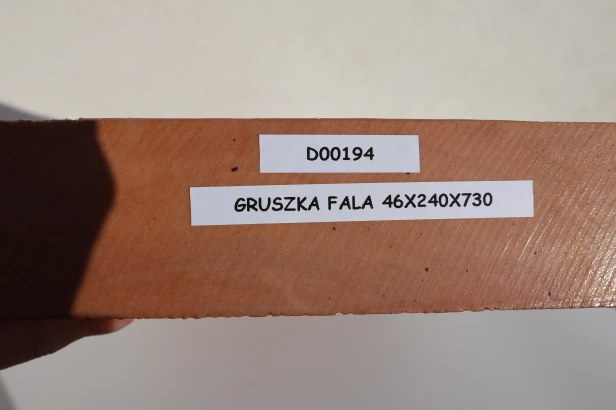 Gruszka fala Pearwood Pear Flame deska drewniana wooden board