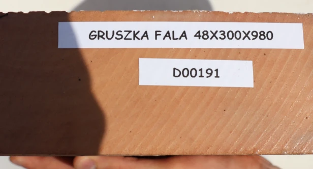Gruszka fala Pearwood Pear Flame deska drewniana wooden board