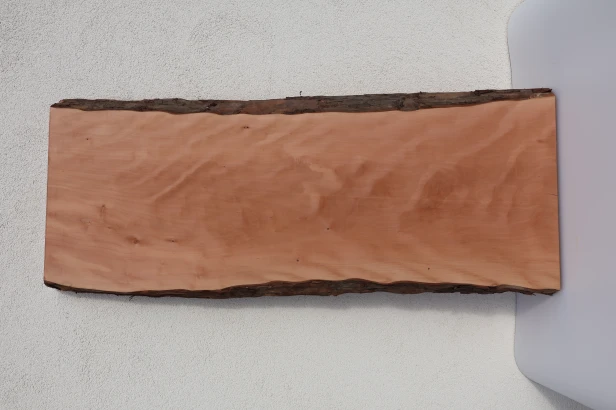Gruszka fala Pearwood Pear Flame deska drewniana wooden board