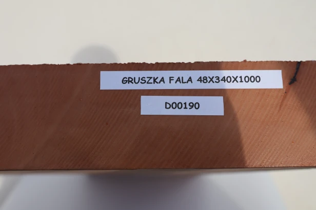 Gruszka fala Pearwood Pear Flame deska drewniana wooden board