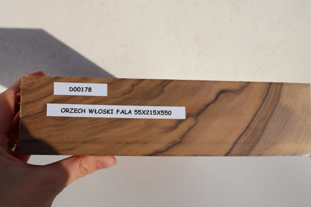 Orzech włoski fala Walnut Flame deska drewniana wooden board