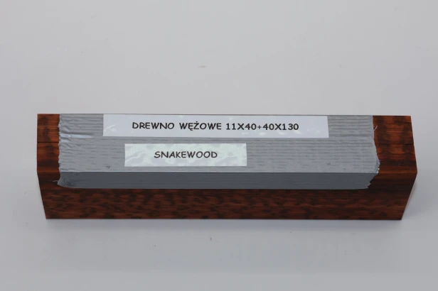 Drewno wężowe Snakewood na rękojeść noża okładki drewniane wood for knife