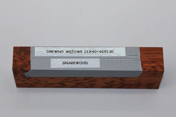Drewno wężowe Snakewood na rękojeść noża okładki drewniane wood for knife