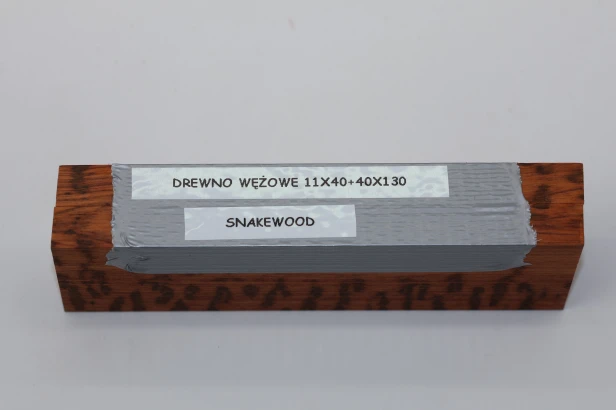Drewno wężowe Snakewood na rękojeść noża okładki drewniane wood for knife