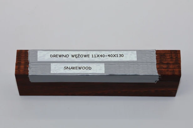 Drewno wężowe Snakewood na rękojeść noża okładki drewniane wood for knife